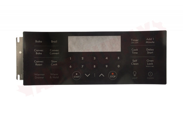 Frigidaire 316655001 Black Oven Range Clock Overlay