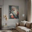Décoration murale Père Noël rieur - Décoration de Noël