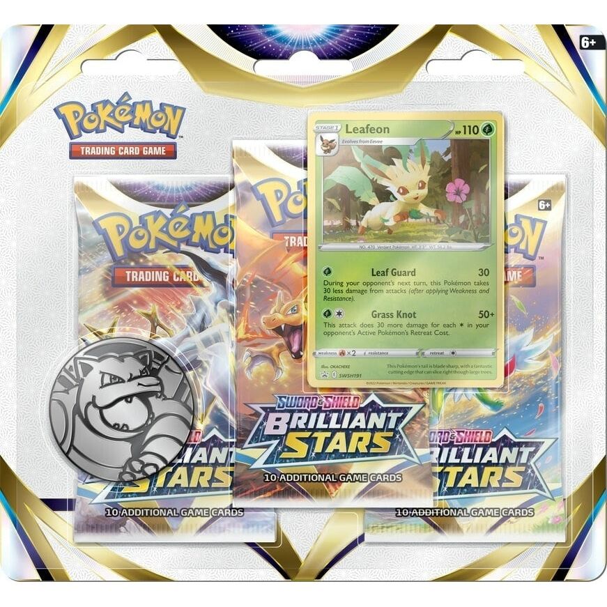 Brilliant Stars 3 Pack Blister [Leafeon]