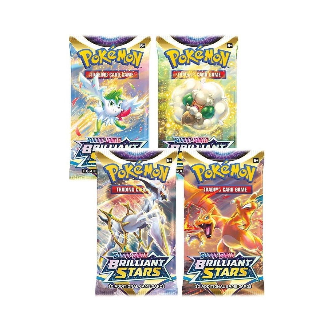 Brilliant Stars Booster Pack Art Bundle [Set of 4]