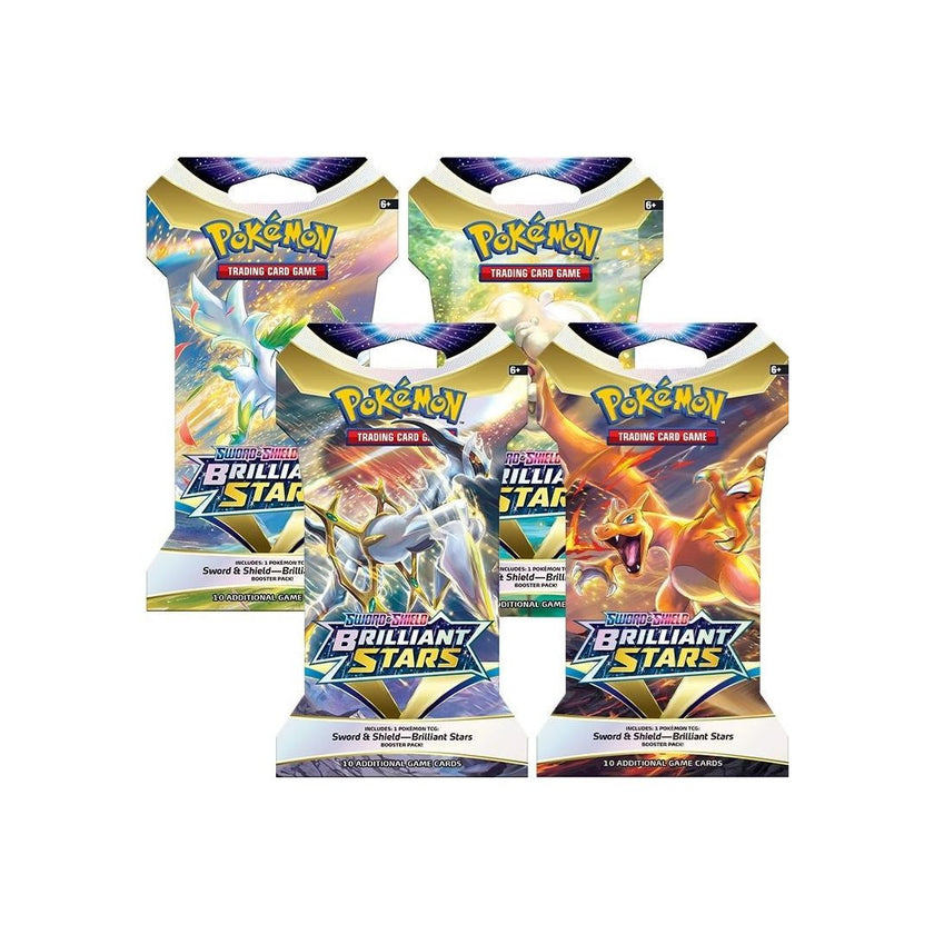 Brilliant Stars Sleeved Booster Pack Art Bundle [Set of 4]