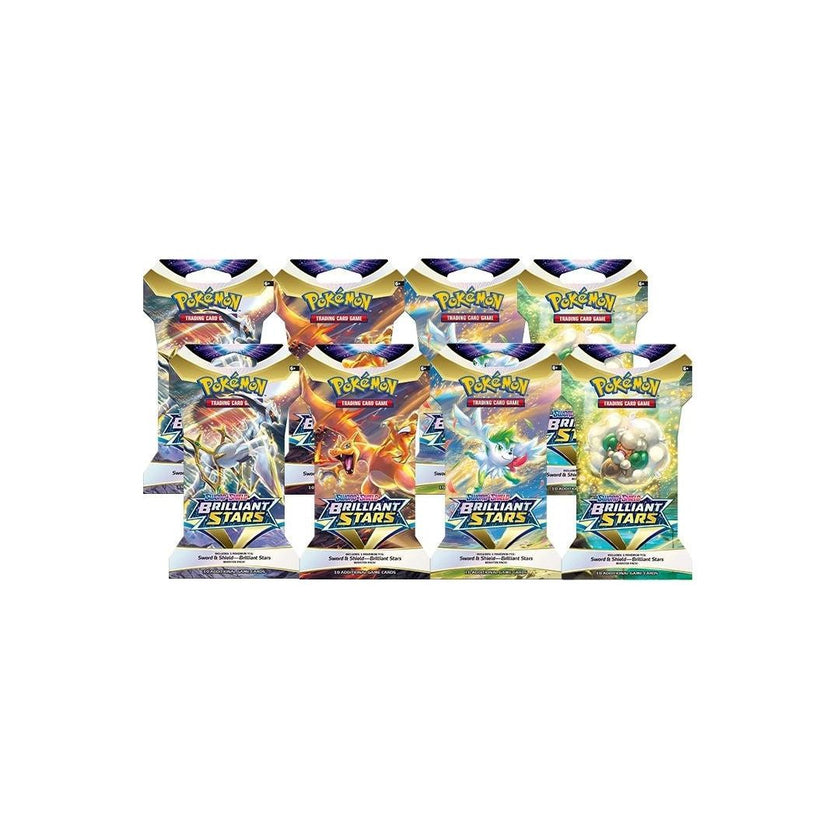 Brilliant Stars Sleeved Booster Pack Bundle [Set of 8]