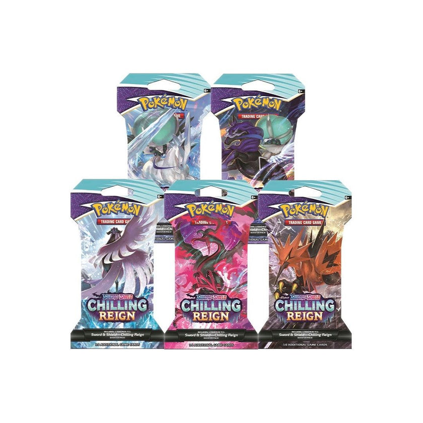 Chilling Reign Sleeved Booster Pack Art Bundle [Set of 5]