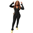 New Fashion Women Casual Slim fit Long sleeve Button down Athleisure wear 2pcs Outfit set