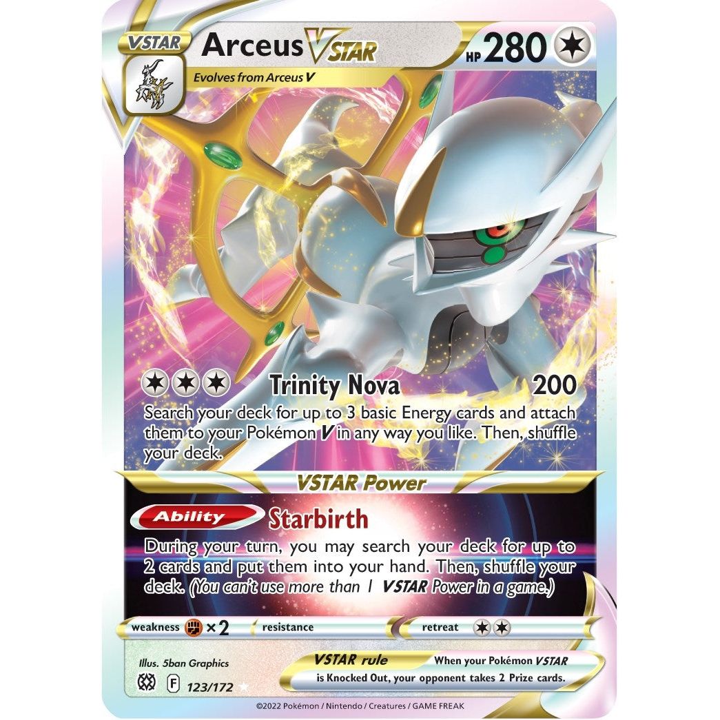 Arceus VSTAR (123/172) (SWSH09)