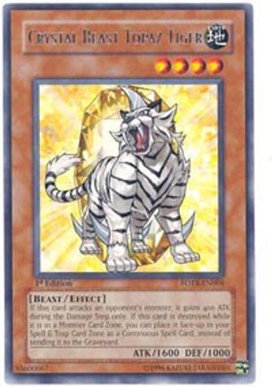 Crystal Beast Topaz Tiger (FOTB-EN004) - Force of the Breaker 1st Edition