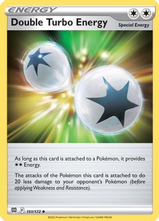 Double Turbo Energy 151/172 - SWSH09 Brilliant Stars Reverse Holofoil
