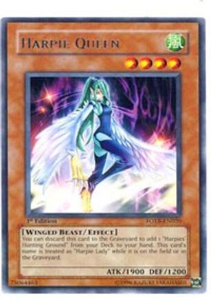 Harpie Queen (FOTB-EN020) - Force of the Breaker 1st Edition