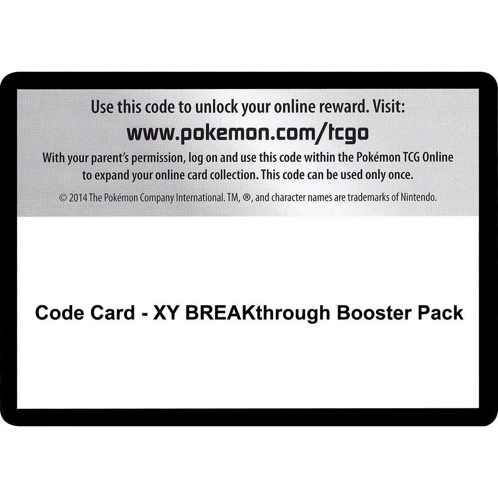 Code Card - XY BREAKthrough Booster Pack (BKT)