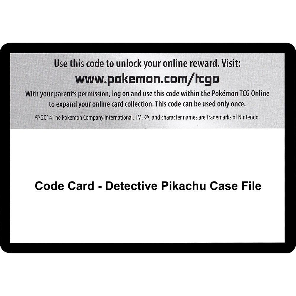Code Card - Detective Pikachu Case File (DEP)