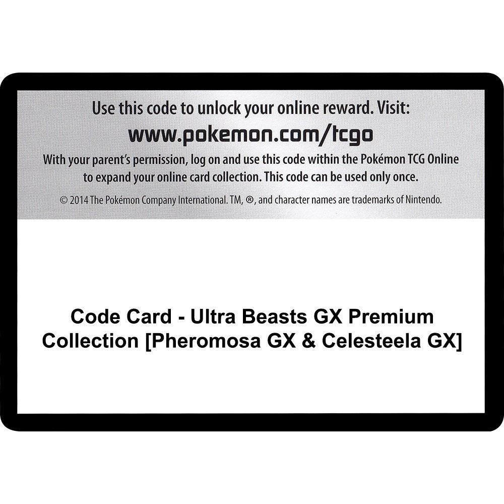 Code Card - Ultra Beasts GX Premium Collection [Pheromosa GX & Celesteela GX] (SM04)