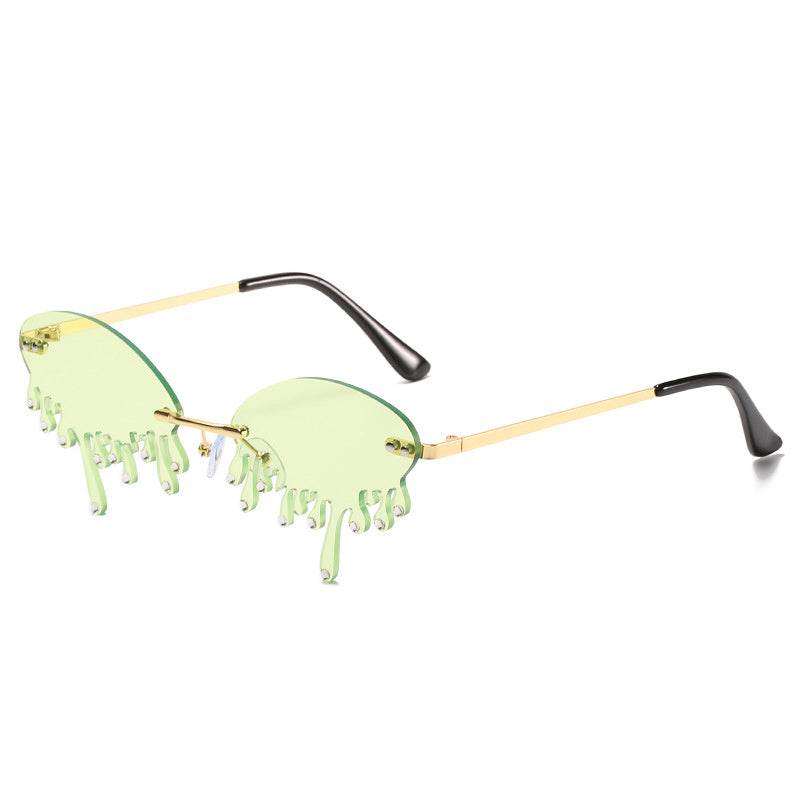 Sunglasses Personality Tear-shaped Visor Glasses