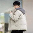 Polar Fleece Hooded  Winter Rain Puffer Jacket for Men