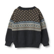 Jaquard Pullover Julius | Navy | Wheat Kids