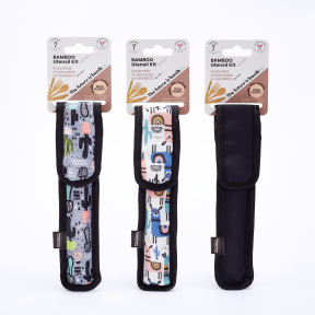 The Future Is Bamboo - Reusable Bamboo Utensil Kit (12kit)