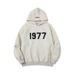 Men's Three-dimensional Alphabet Plus Velvet Hoodie Pullover sweatshirt