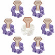 Luxury Silk Satin Hair Scrunchies Hair Ties women