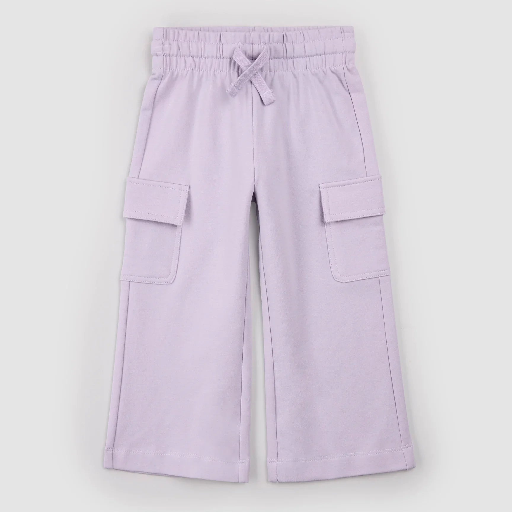 Wide Leg Cargo Joggers | Thistle | Miles the Label