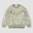 Floral Print on Sage Sweatshirt | Miles the Label