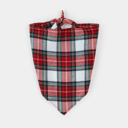 Dog Bandana | Red Tartan Plaid | Petit Lem