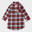 Flannel Night Gown | Red Tartan Plaid | Petit Lem