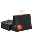 VEVOR Kraft Paper Bags with Handles  Large Eco-Friendly Bags