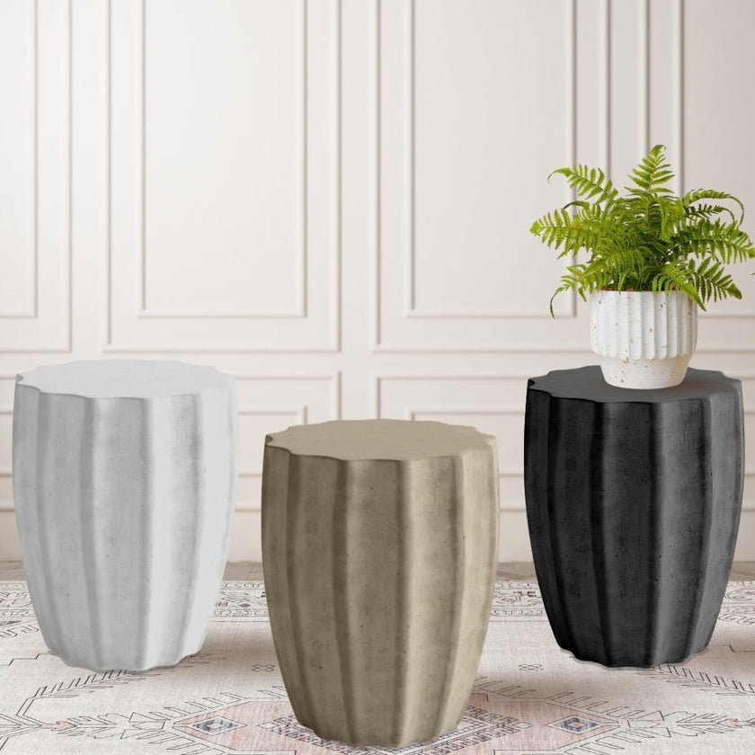 Ricardo Concrete Terrazzo Mid-Century End Table