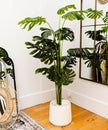 Lazaro White Cement Planter 13''