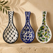 Handcrafted Palestinian Ceramic Spoon Rest – Large Spoon Holder
