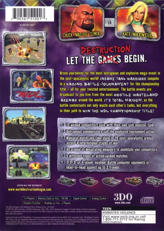World Destruction League: Thunder Tanks (occasion)