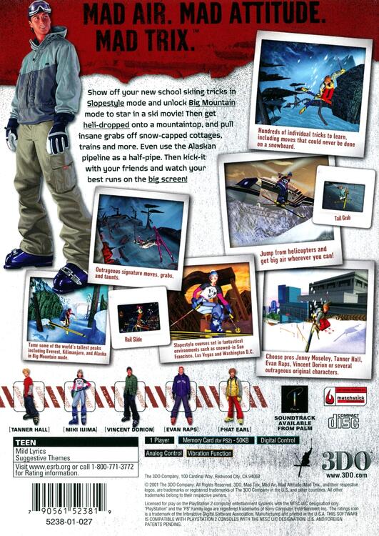 Jonny Moseley:  Mad Trix (usagé)