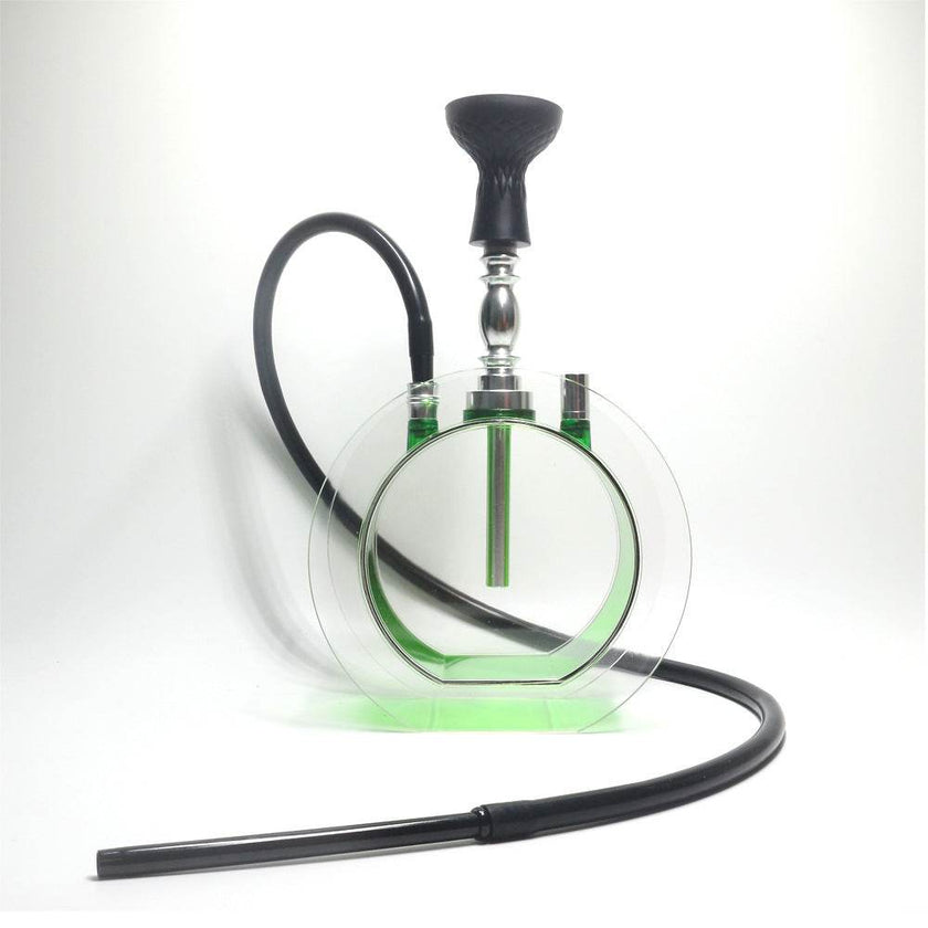 Acrylic round pot hookah set