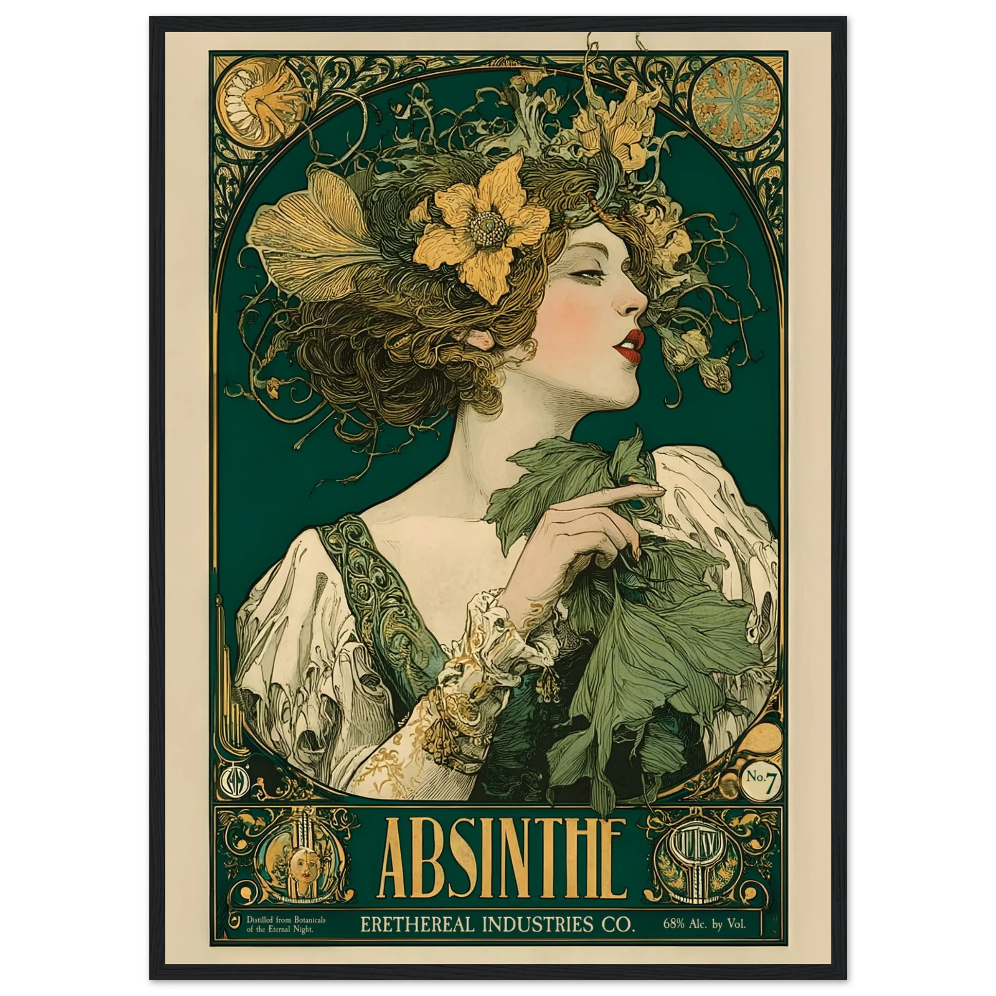 L’Absinthe d’Ombre - Poster & Framed Print