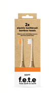 F.e.t.e. - Electric Toothbrush Head 2Pack SOFT (2pk)