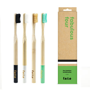 F.e.t.e. - Bamboo Toothbrush Multi Pack Firm (4pk)