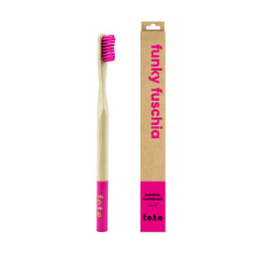 F.e.t.e. - Bamboo Toothbrush Funky Fuchsia (1ct)