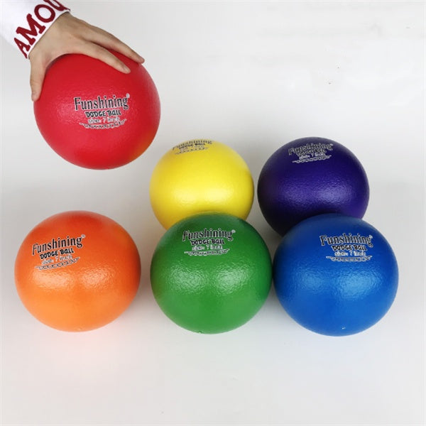 PU Foam Dodgeball 7 Inch – Soft Indoor Playground Ball for Kids & Adults