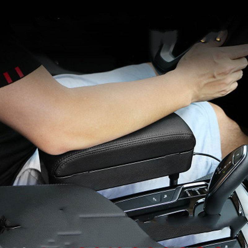 Car Armrest Box Centre Console with Wireless Charging & Adjustable Armrest Pad