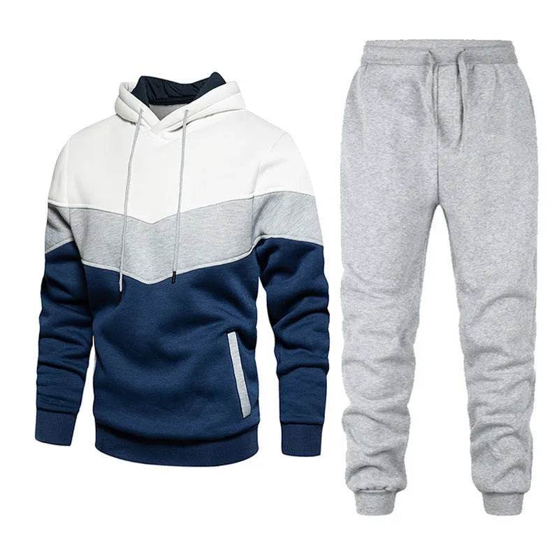 Winter Sweatsuit – Hooded Cotton Blend Sports Set for Men & Women