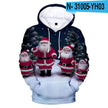 New Funny Christmas Printed Hoodie sweatshirt