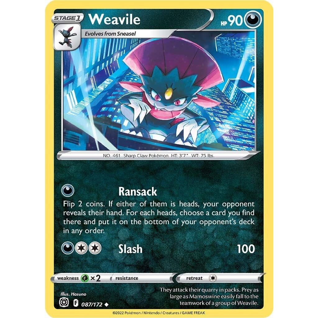 Weavile (087/172) (SWSH09)