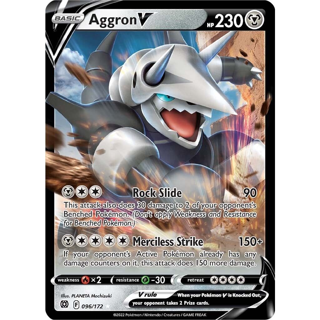 Aggron V (096/172) (SWSH09)