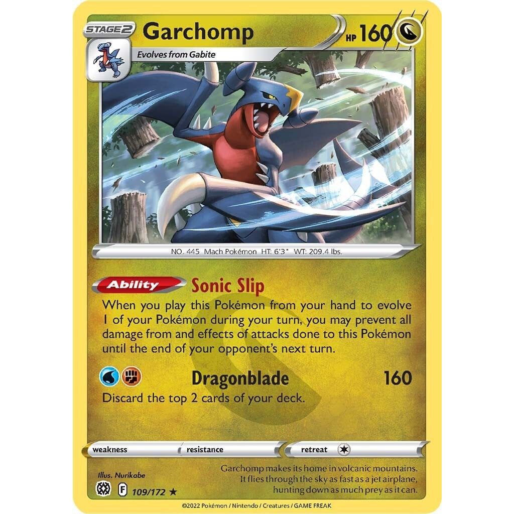 Garchomp (109/172) (SWSH09)