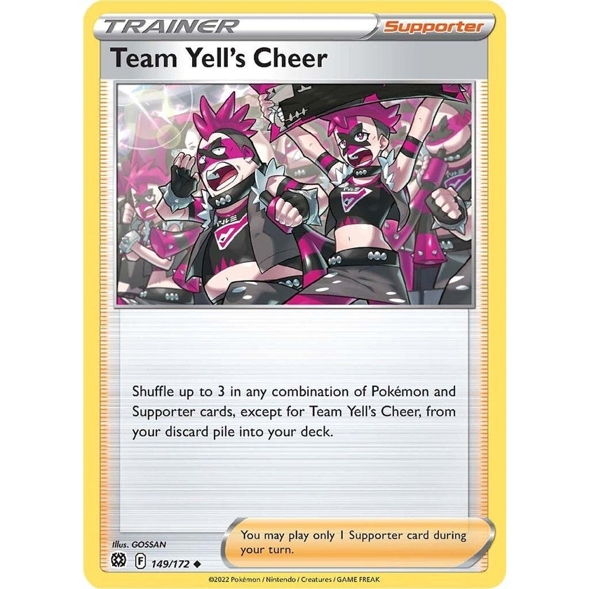 Team Yell's Cheer (149/172) (SWSH09)