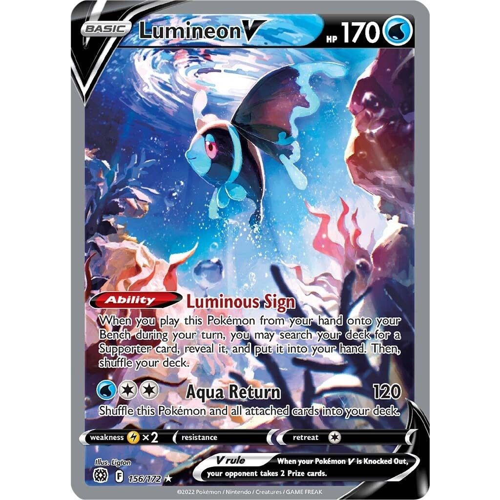 Lumineon V (Alternate Full Art) (156/172) (SWSH09)