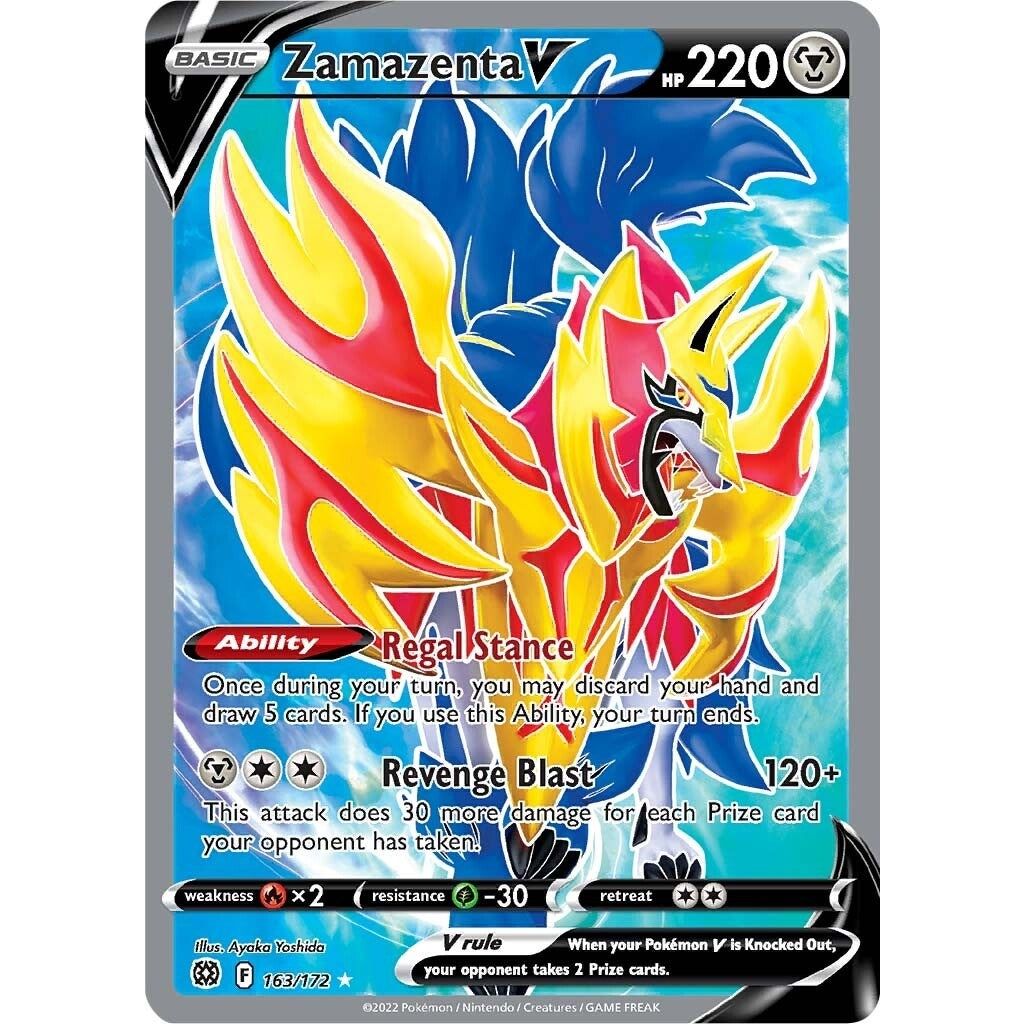 Zamazenta V (Full Art) (163/172) (SWSH09)
