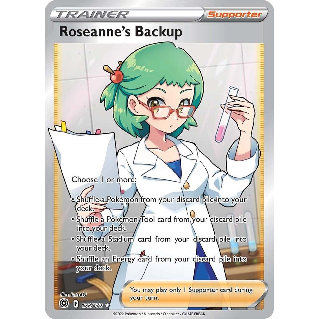 Roseanne's Backup (Full Art) (172/172) (SWSH09)