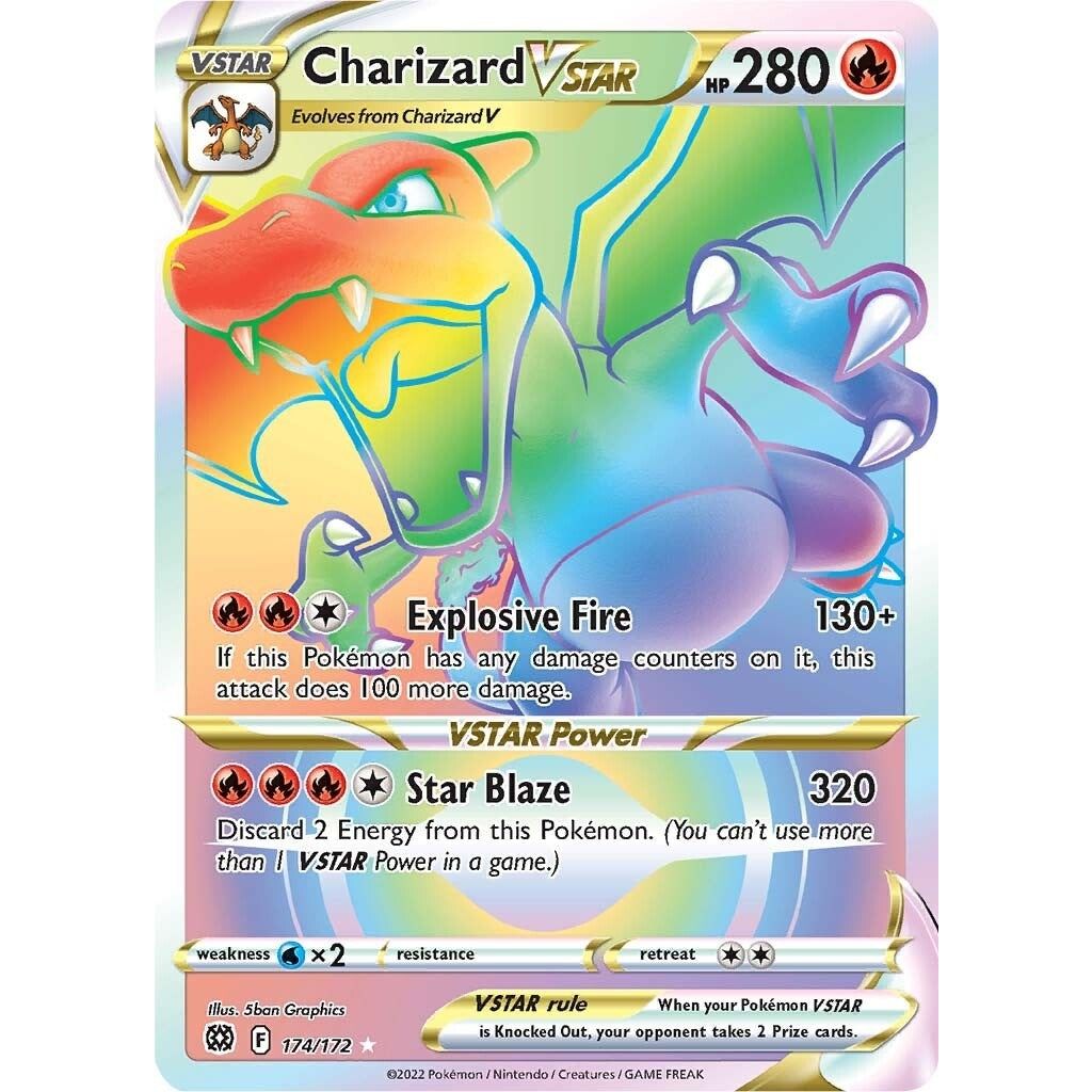 Charizard VSTAR (Secret) (174/172) (SWSH09)