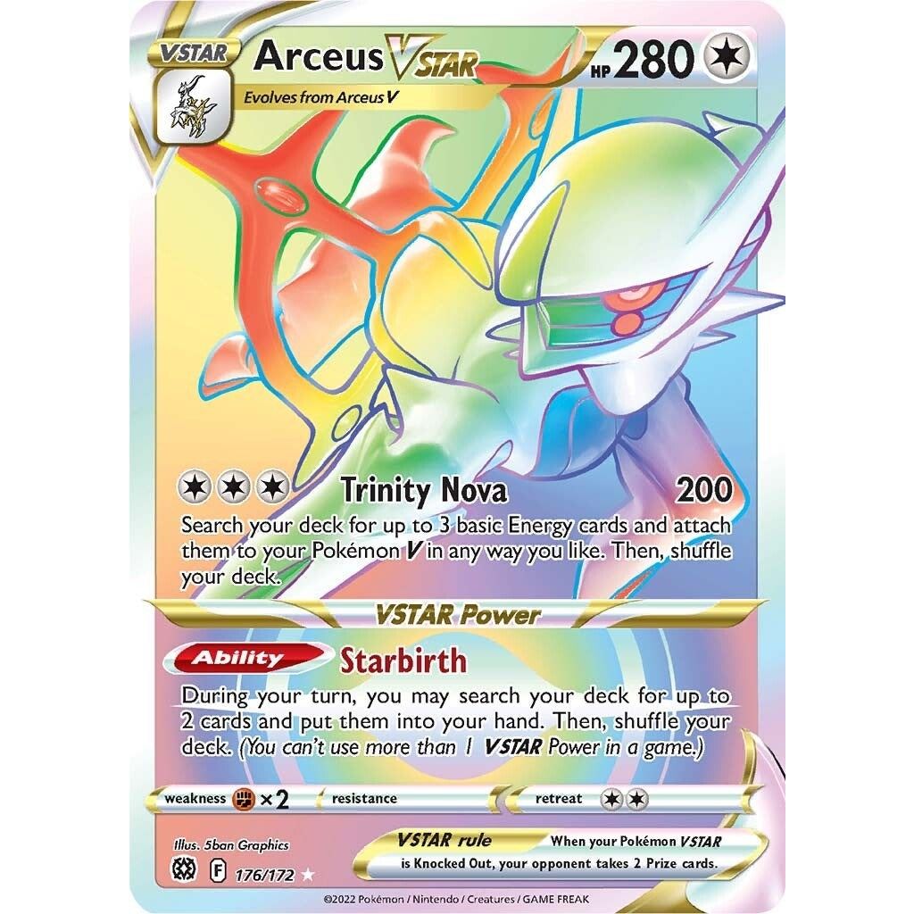 Arceus VSTAR (Secret) (176) (176/172) (SWSH09)