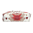 Red Floral Heart Weekender Bag | Large Travel Tote | Carryon Mom | Mother Gift